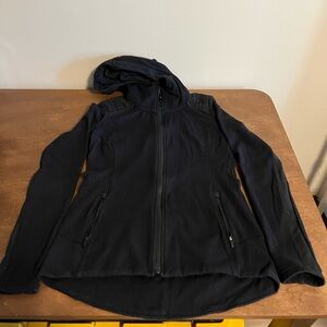 Athleta Black Hooded Jacket